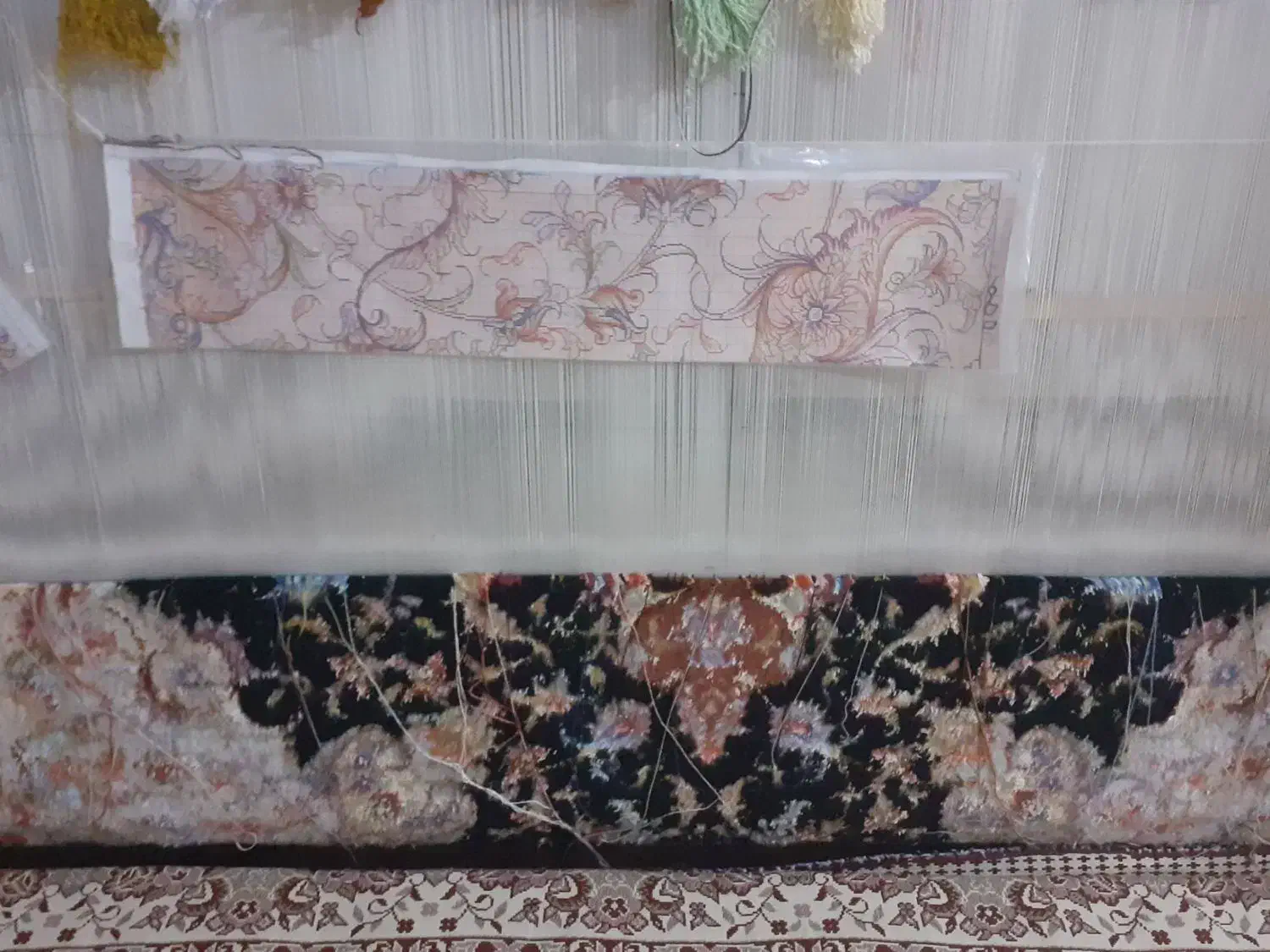 فرش نقشه ابریشم اولیا|فرش|مرند, |دیوار