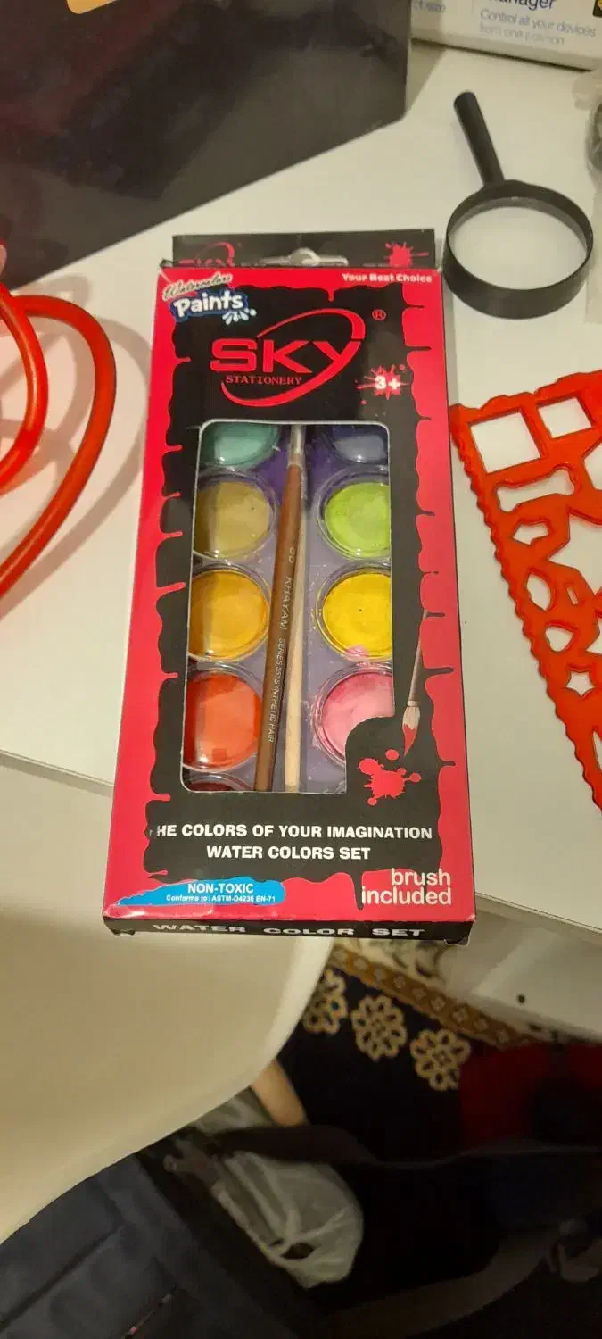 آبرنگ و خط کش|لوازم التحریر|مشهد, آزادشهر|دیوار