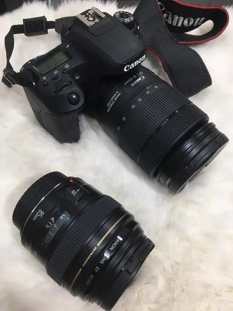 دوربین n7713-18  و لنز canon 85 f.8 fix|دوربین عکاسی و فیلم‌برداری|زاهدان, |دیوار