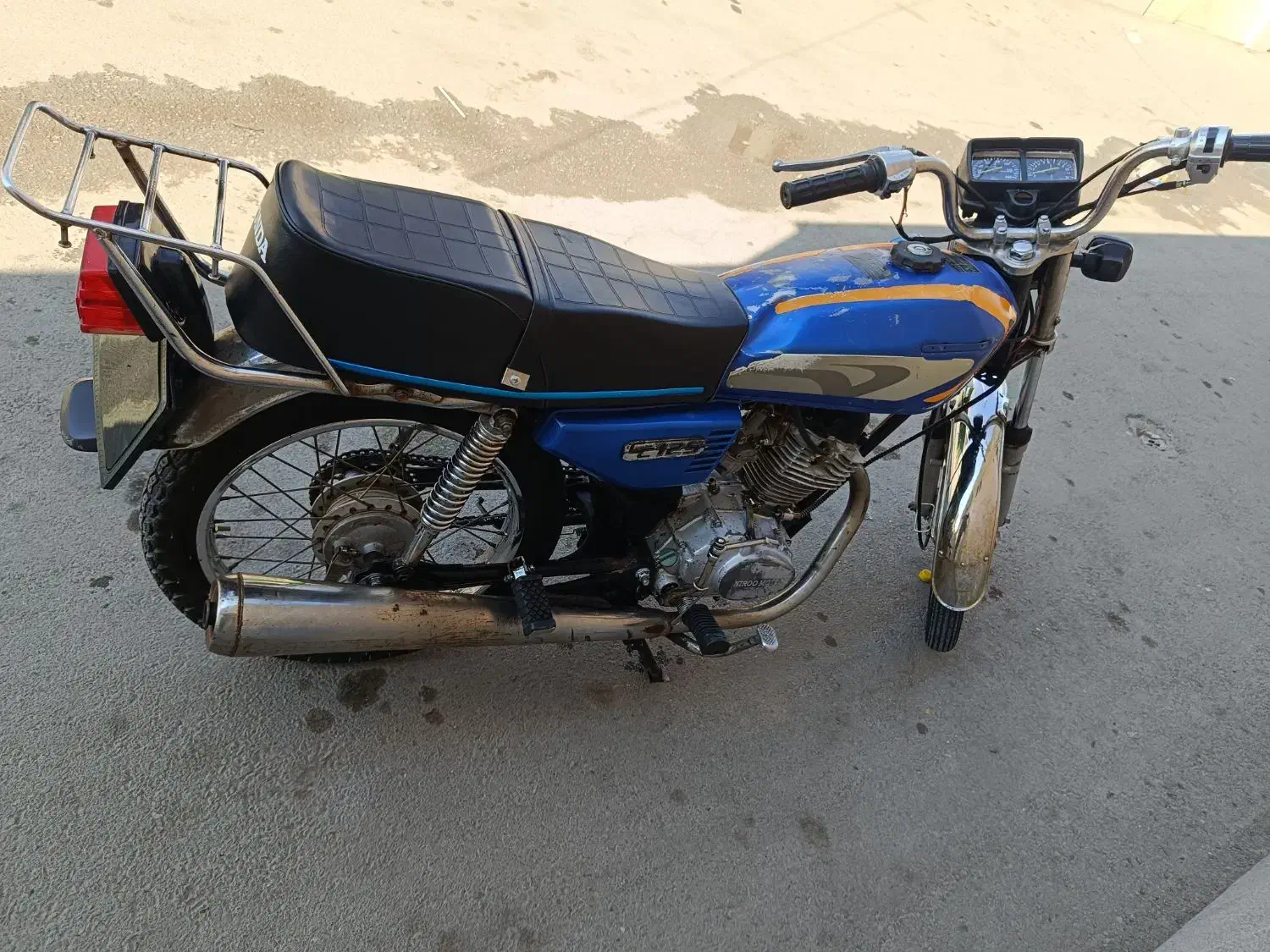 موتور ۱۲۵مزایده ای|موتورسیکلت|شهرضا, |دیوار