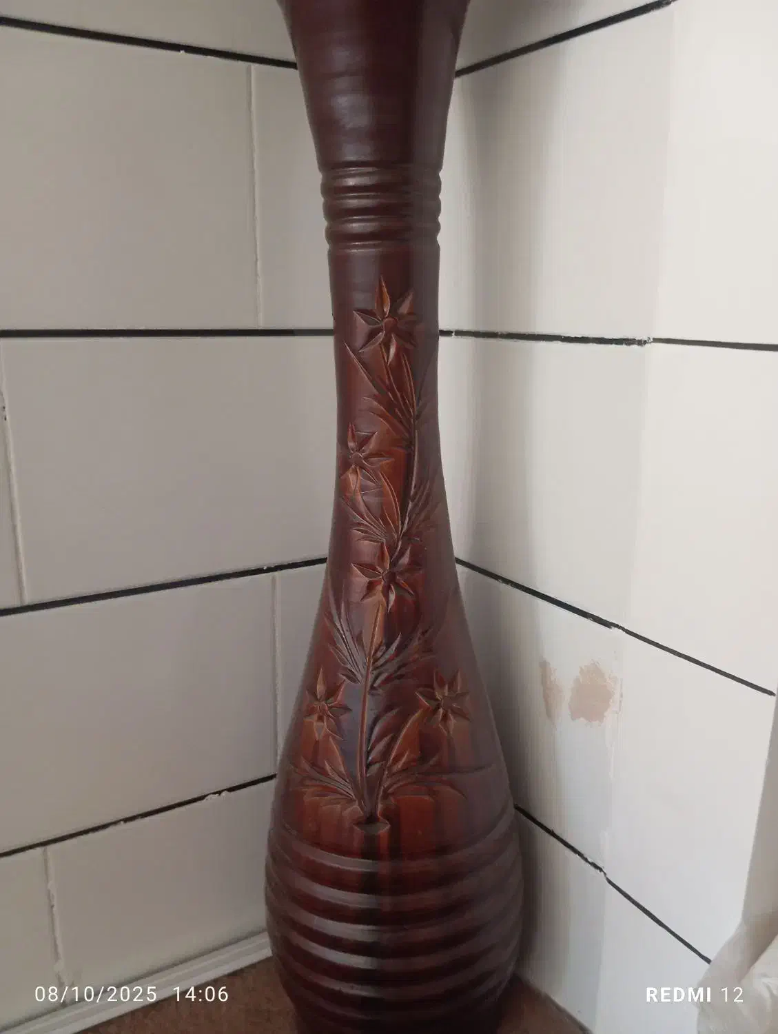 گل با گلدان|گل مصنوعی|بافق, |دیوار