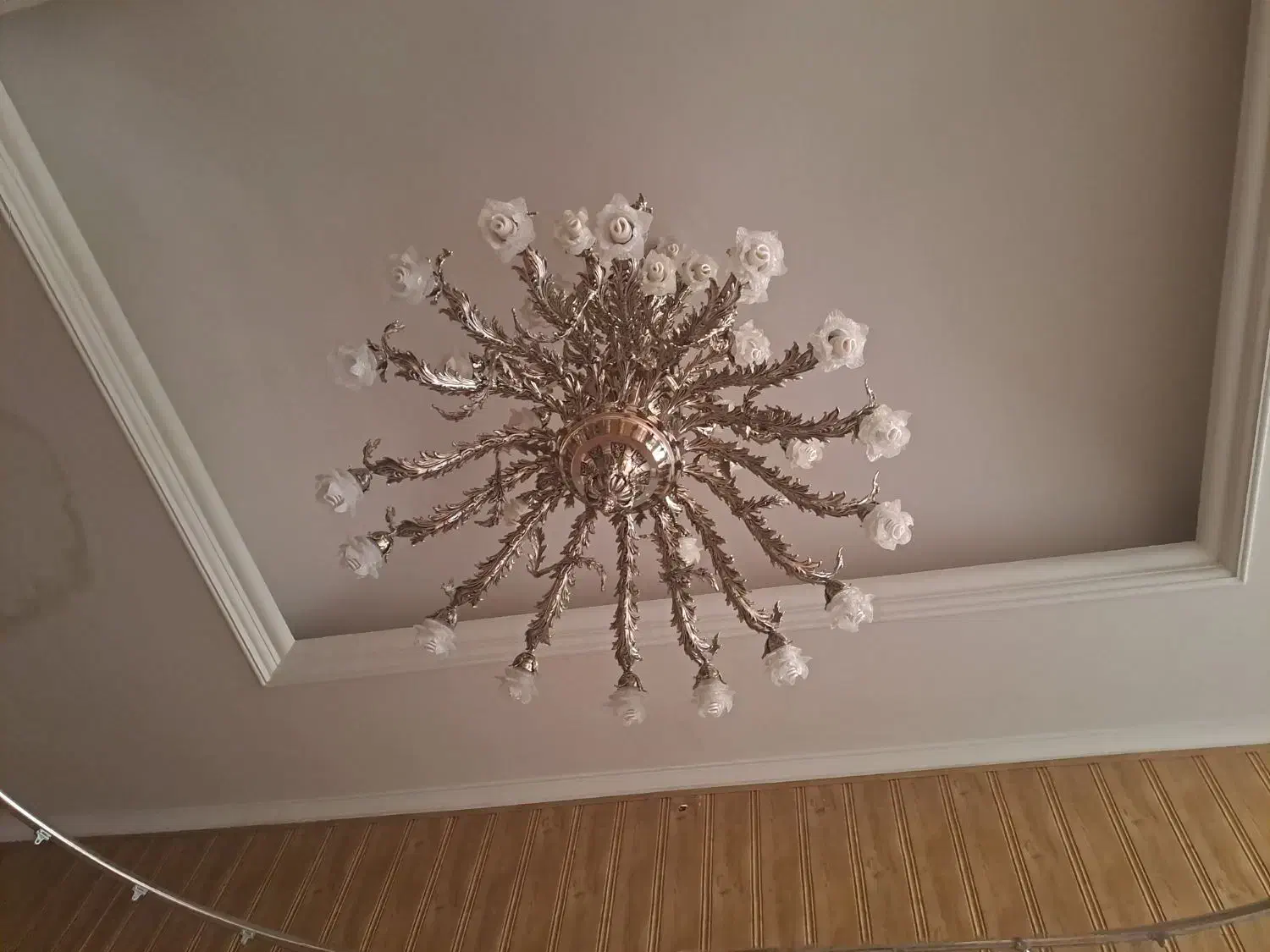 لوستر عتیقه تمام برنج دنیای نور|لوستر و چراغ آویز|مشهد, آزادشهر|دیوار