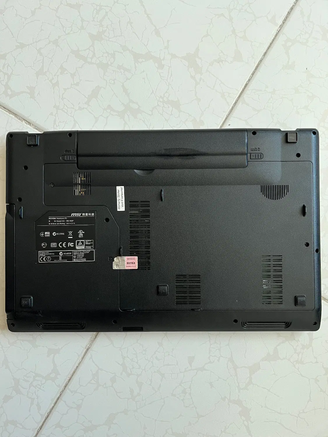 لپ تاپ msi cr61a|رایانه همراه|تهران, گلستان (شهرک راه آهن)|دیوار