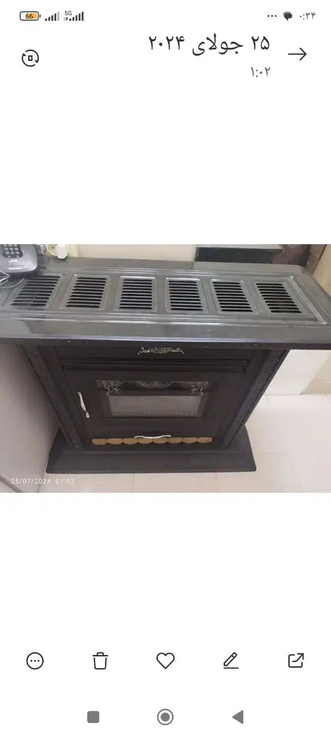 بخاری گازی نو نو|بخاری، هیتر، شومینه|اسلامشهر, مسکن مهر اسلاشهر (شهرک امام خمینی)|دیوار