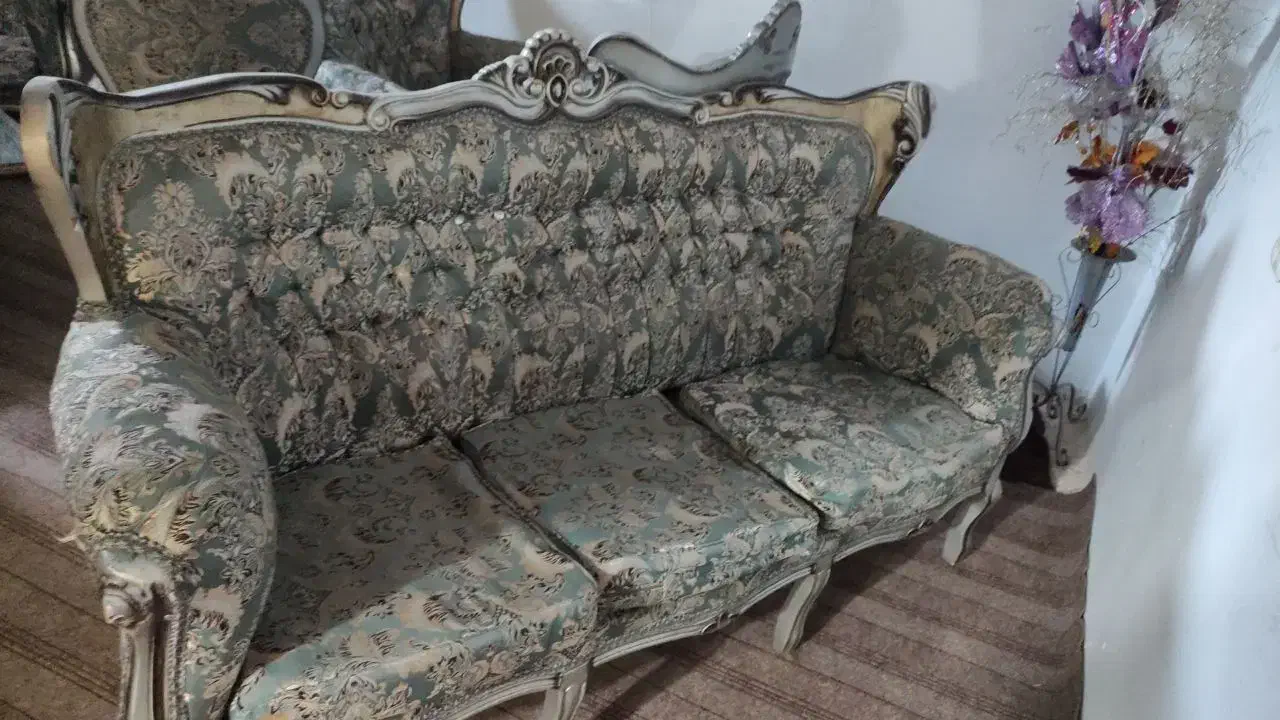 مبل سلطنتی و عسلی|مبلمان خانگی و میز عسلی|دیواندره, |دیوار