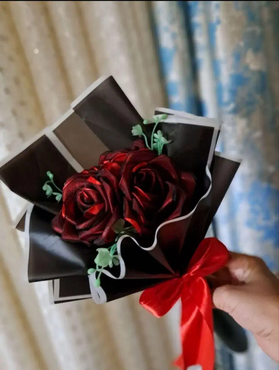 گل های روبانی|گل مصنوعی|زاهدان, |دیوار