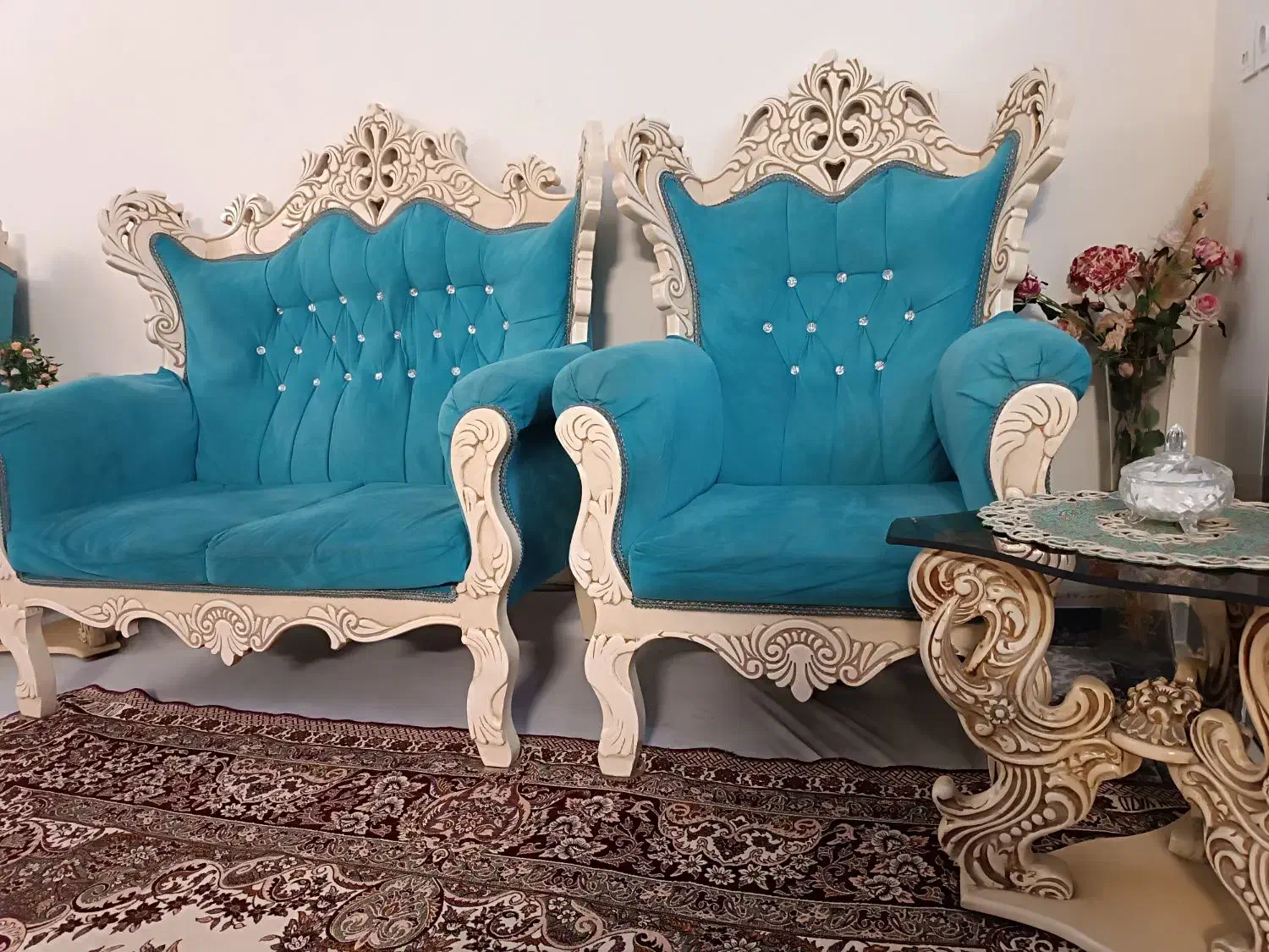 مبل 7نفره|مبلمان خانگی و میز عسلی|تهران, قصر فیروزه ۲|دیوار