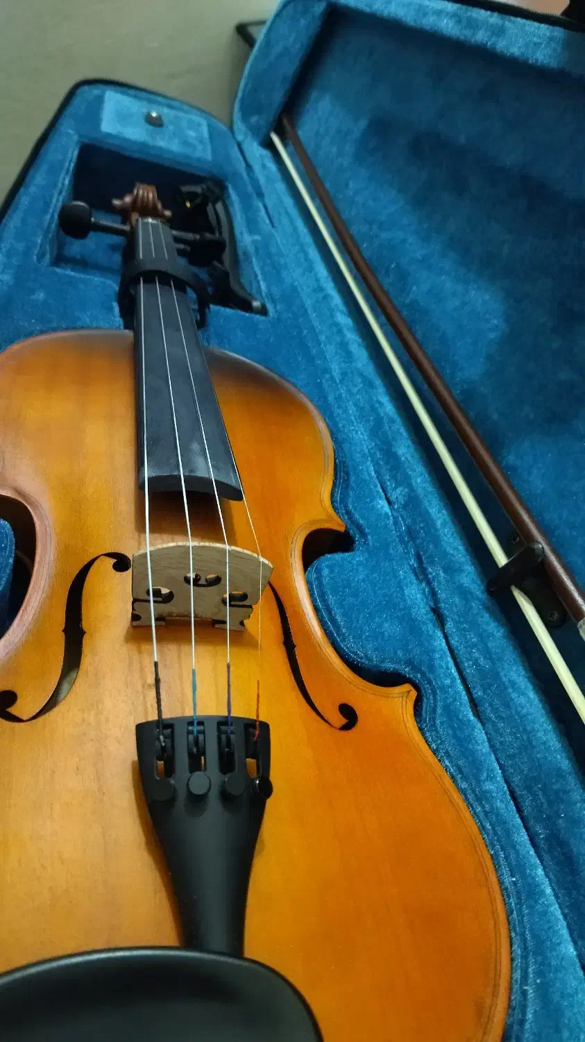 ویولن نو (چند بار ارشه کشی شده)|ویولن|اردبیل, |دیوار