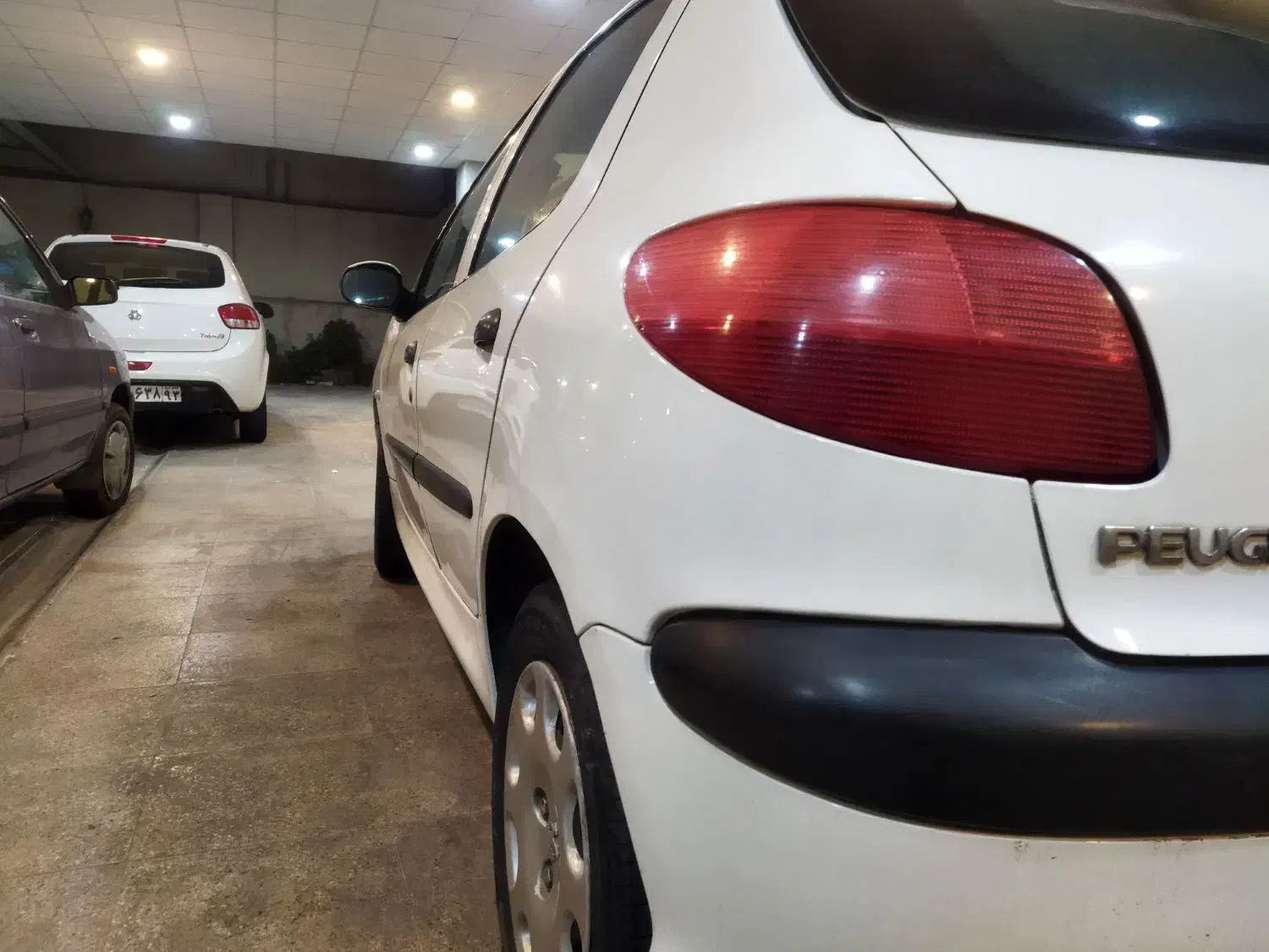 ۲۰۶ بیرنگ سفید مدل ۸۹|خودرو سواری و وانت|تهران, المهدی|دیوار