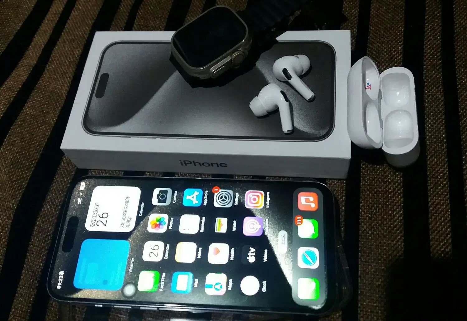 اپل۱۵پرومکس)های کپی(بهمراه ایرپادپرو۴ واپل واچ کپی|موبایل|تهران, بهداشت|دیوار