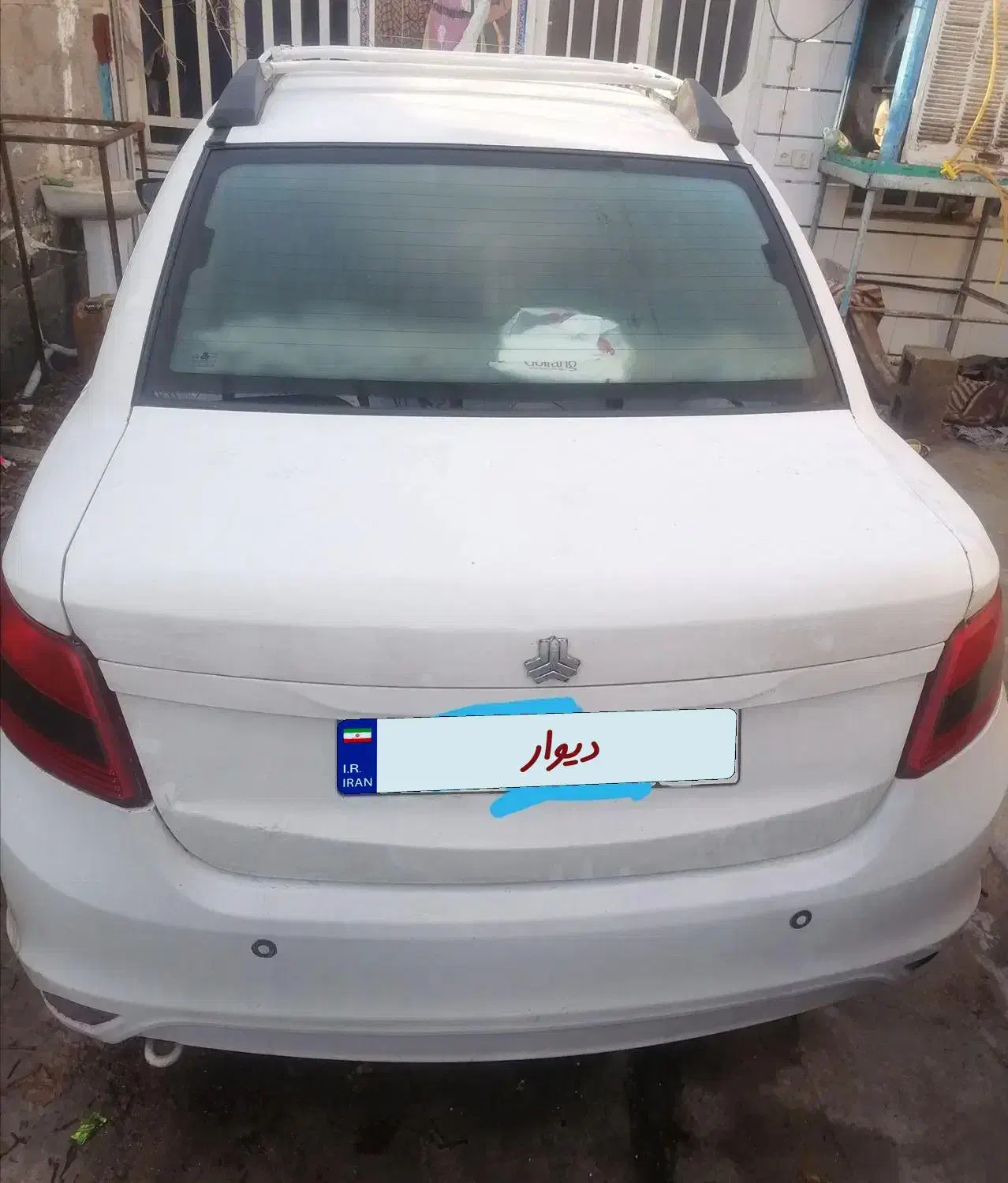 ساینا 95|خودرو سواری و وانت|شیراز, بید زرد|دیوار