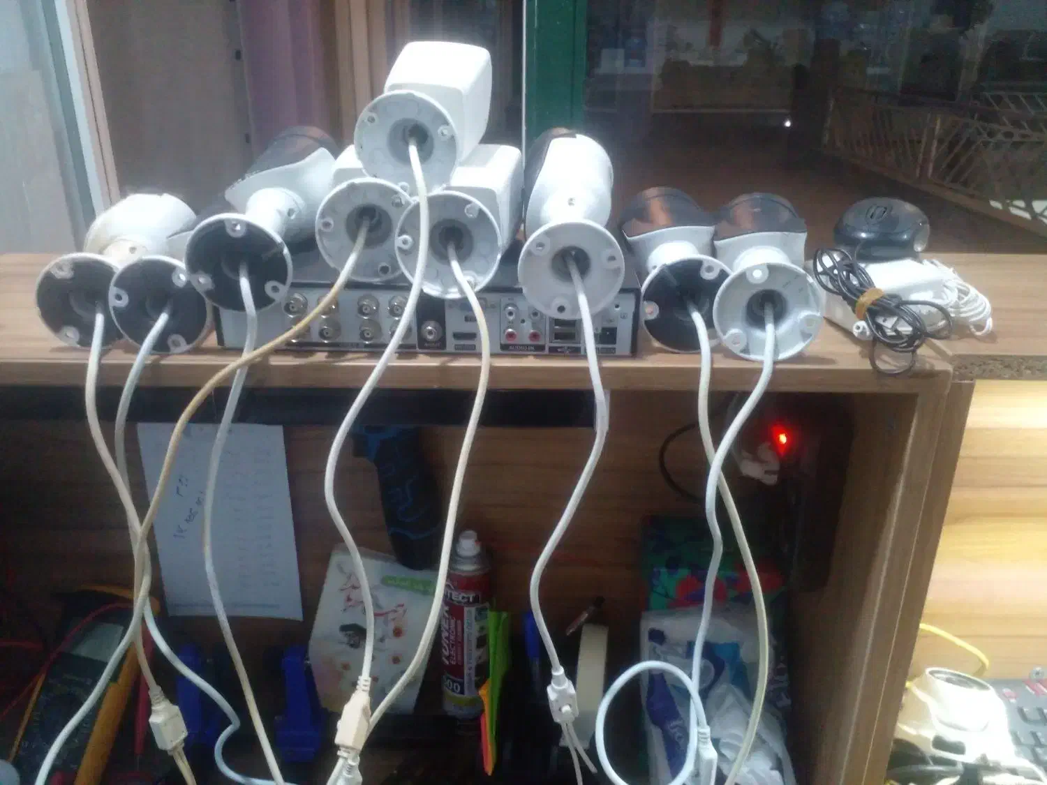 پک دوربین مداربسته هشت کانال کارکرده|دوربین مداربسته|قم, پامنار|دیوار