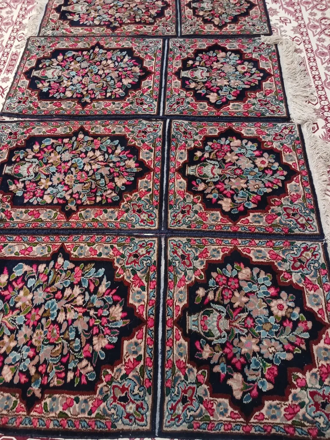 یک دست قالی مبل دستباف|فرش|کرمان, |دیوار