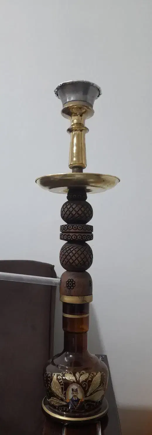 قلیون دوسیب فاخر|کلکسیون اشیاء عتیقه|قدس, شهرقدس|دیوار