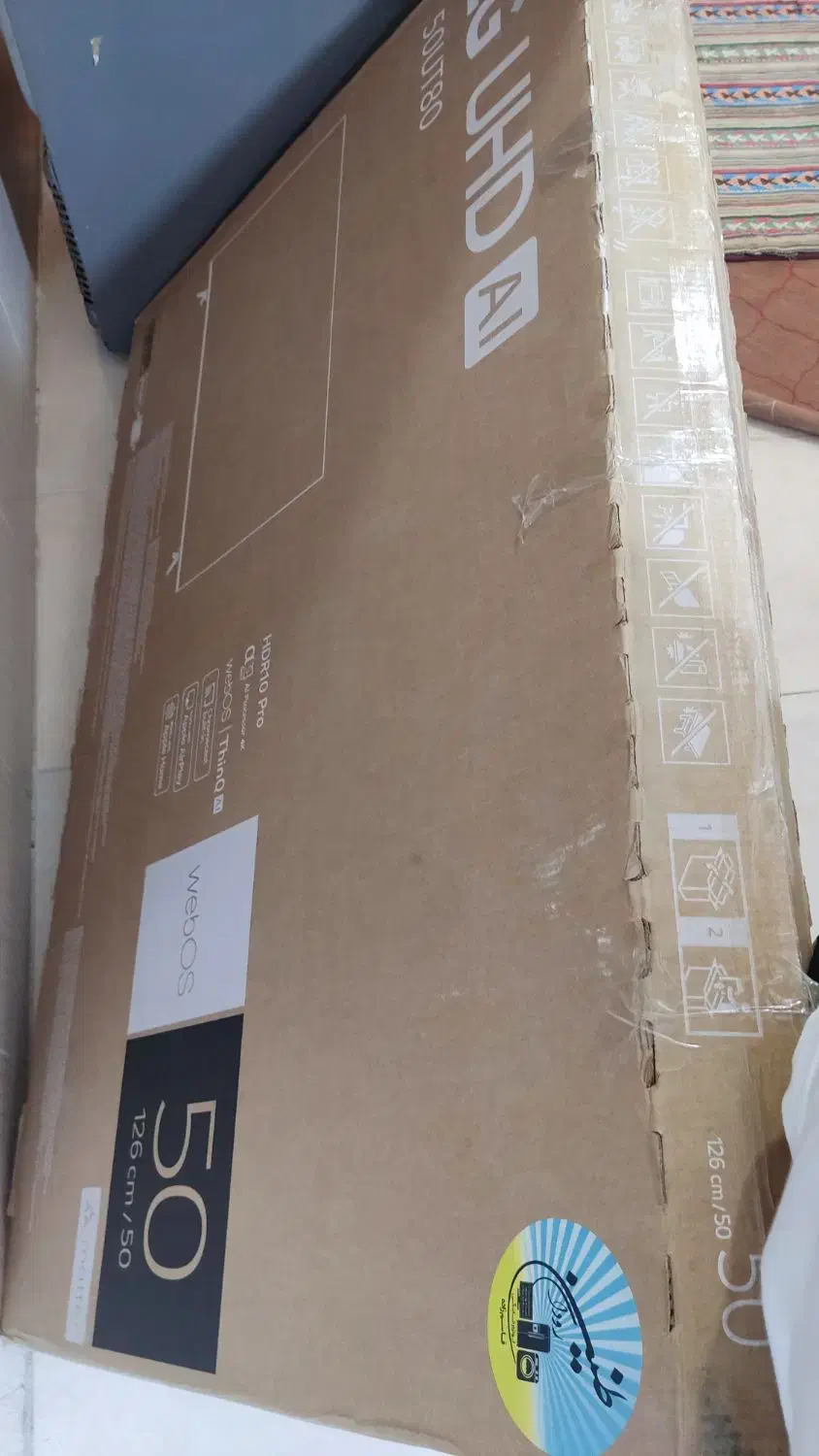 کارتن ال ای دی نو نو۵۰ اینج|تلویزیون و پروژکتور|رودان, |دیوار