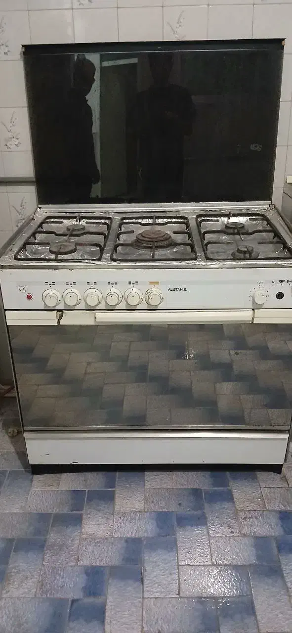 گاز فر دار پنج شعله آلیستان|اجاق گاز و لوازم برقی پختوپز|مشهد, آزادشهر|دیوار