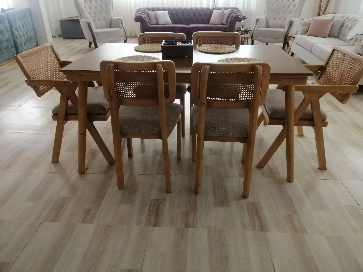 ناهار خوری ۶نفره|میز و صندلی غذاخوری|بیرجند, |دیوار