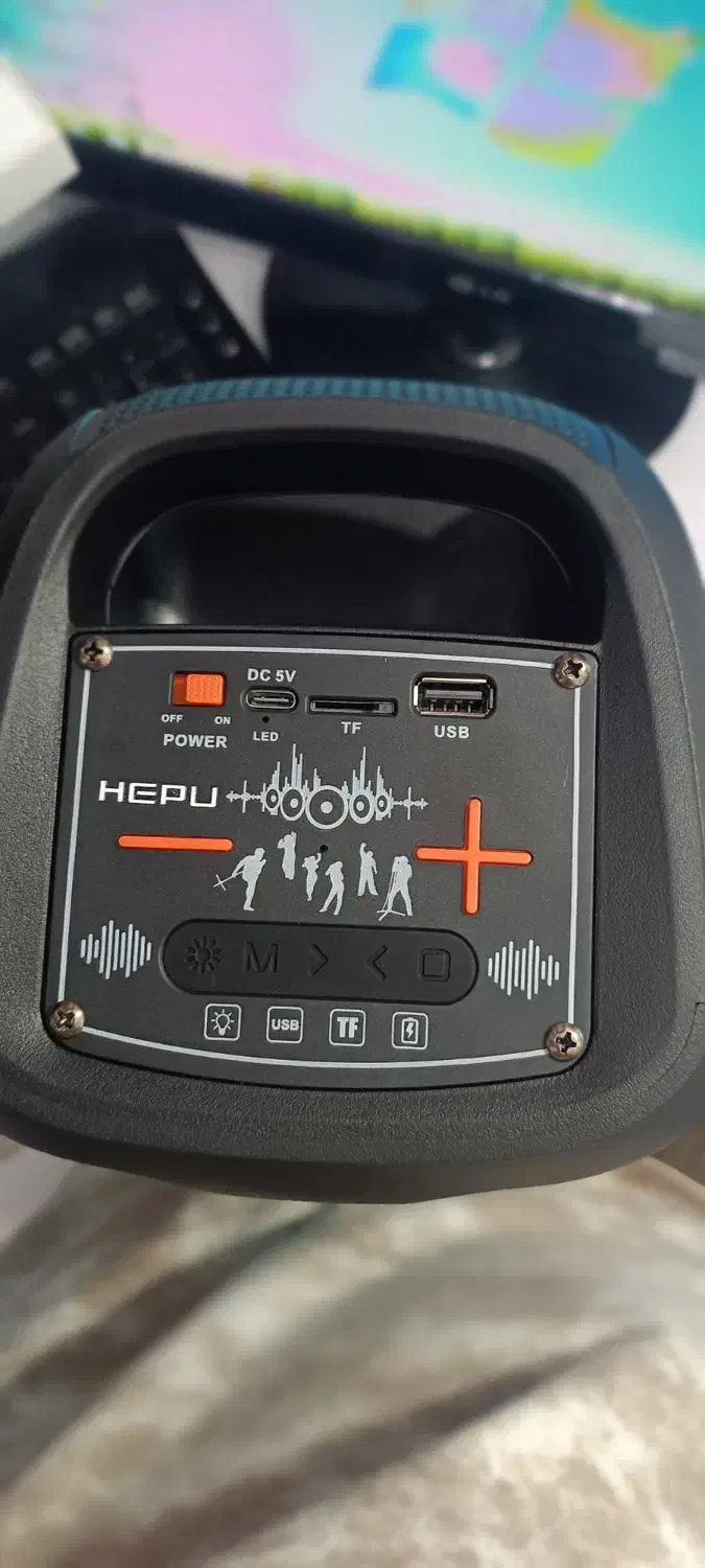 اسپیکر بلوتوثی HEPU|سیستم صوتی خانگی|همدان, |دیوار