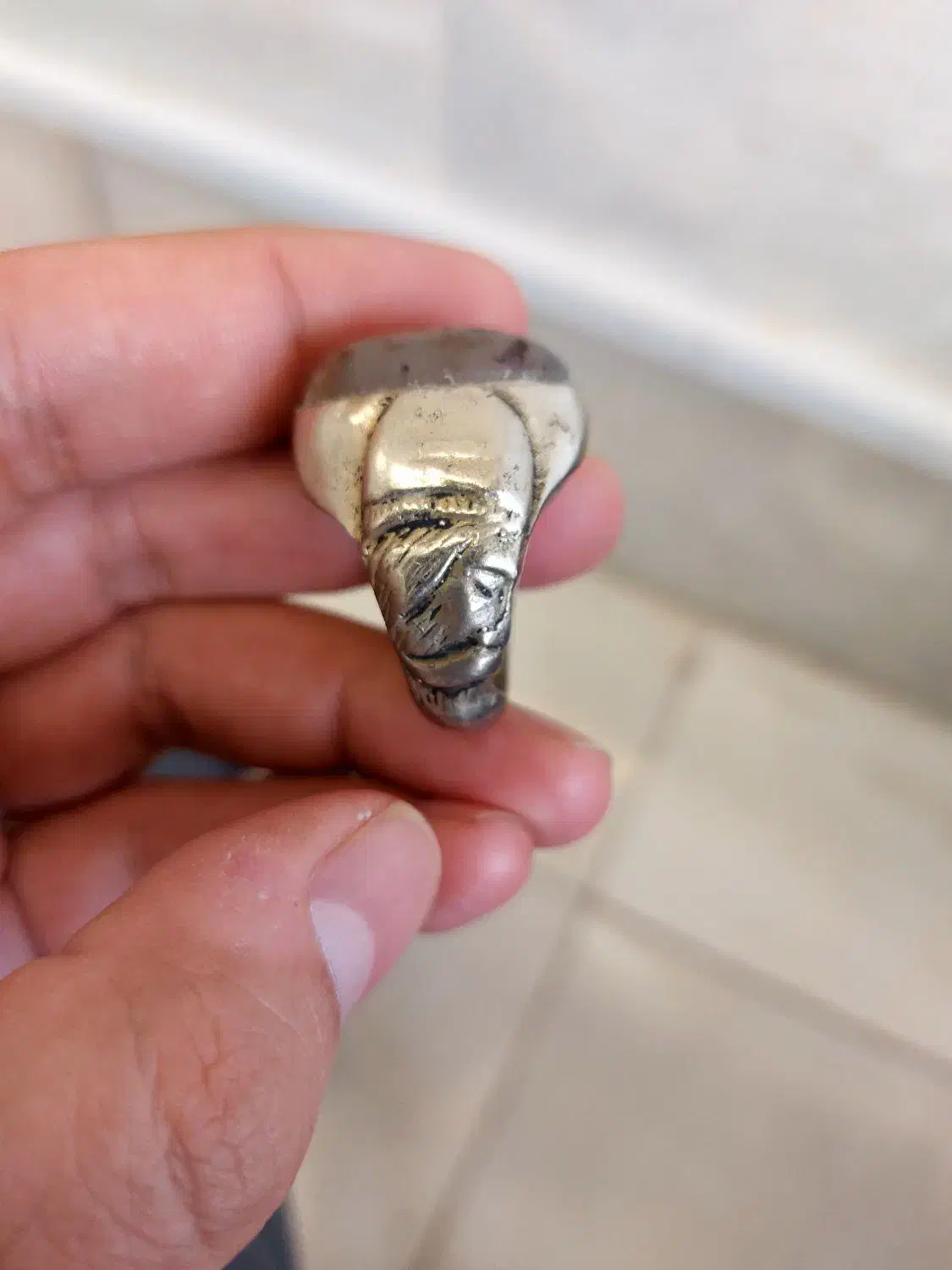 انگشتر خطی فاخر رکاب درویش|جواهرات|خمینی‌شهر, |دیوار