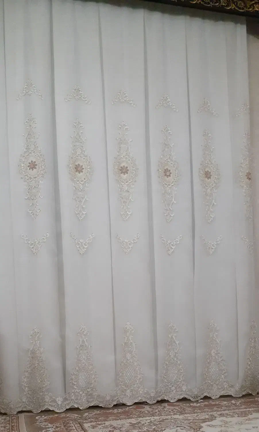 پرده سالن ۳ متری|پرده، رانر، رومیزی|اصفهان, بهارانچی|دیوار