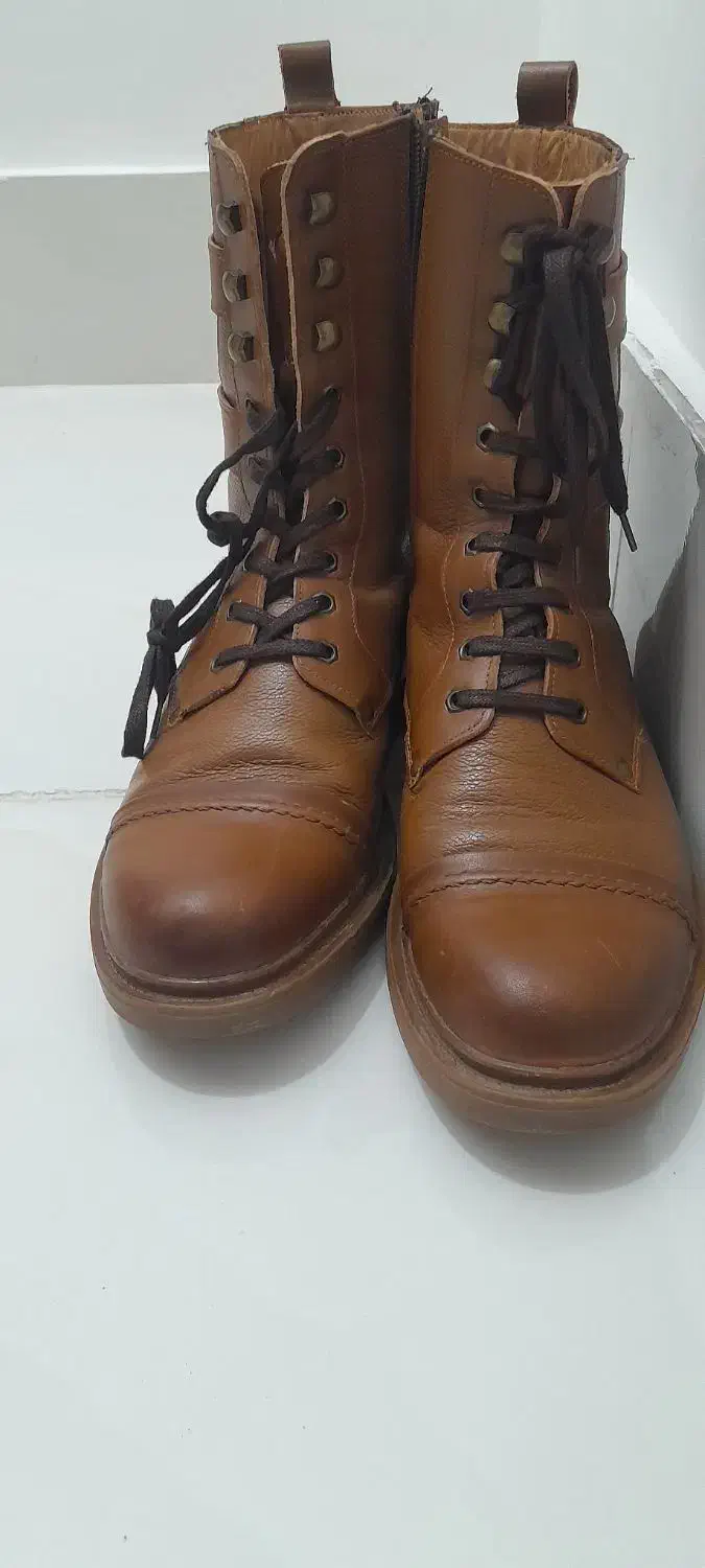 کفش نیم بوت چرم اصل کاترین|کیف، کفش، کمربند|سقز, |دیوار