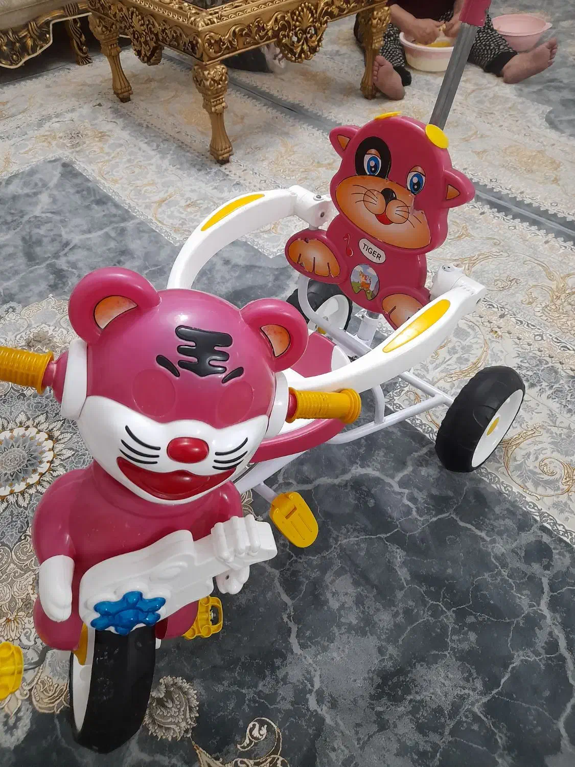 سه چرخه دخترانه صورتی|اسباببازی بچه|پاکدشت, پاکدشت (مامازند)|دیوار