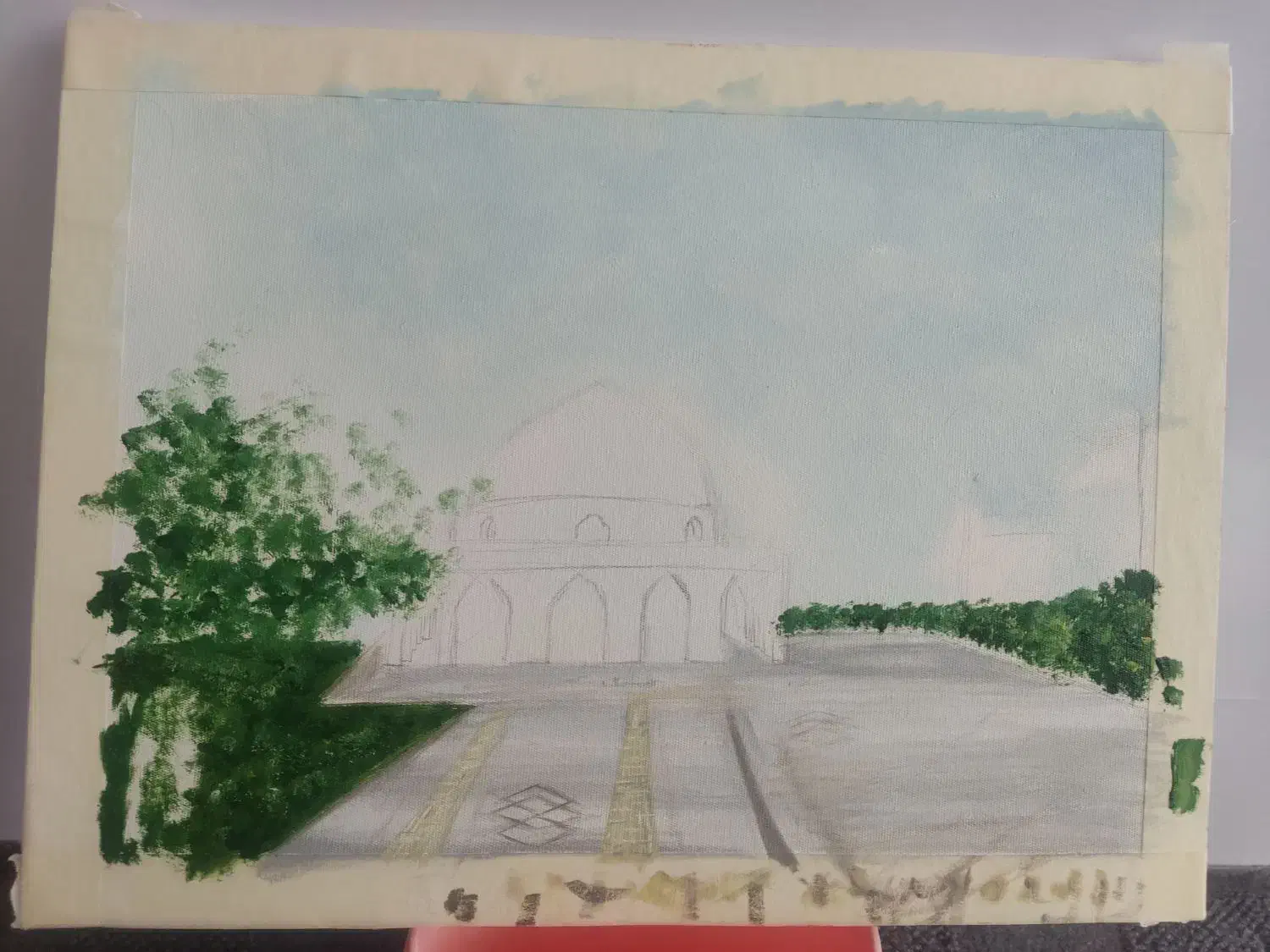 تابلوی فروشی رنگ روغن و سیاه قلم|تابلو، نقاشی، عکس|بیرجند, |دیوار