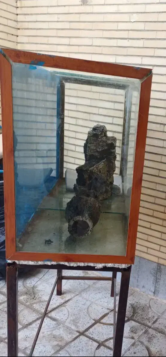 آکواریوم بزرگ باسنگ قیمت توافقی|ماهی|جم, |دیوار