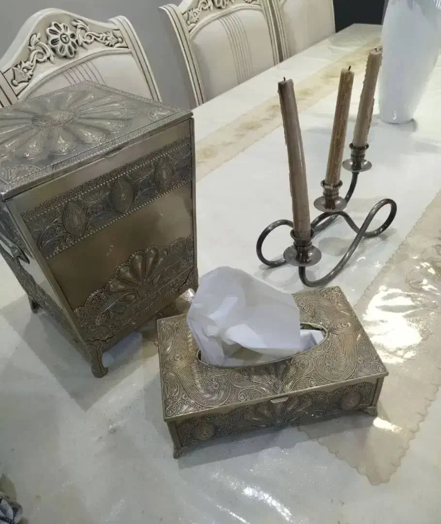 جادستمال کاغذی وسطل برنز|صنایع دستی و سایر لوازم تزئینی|تهران, هفده شهریور|دیوار