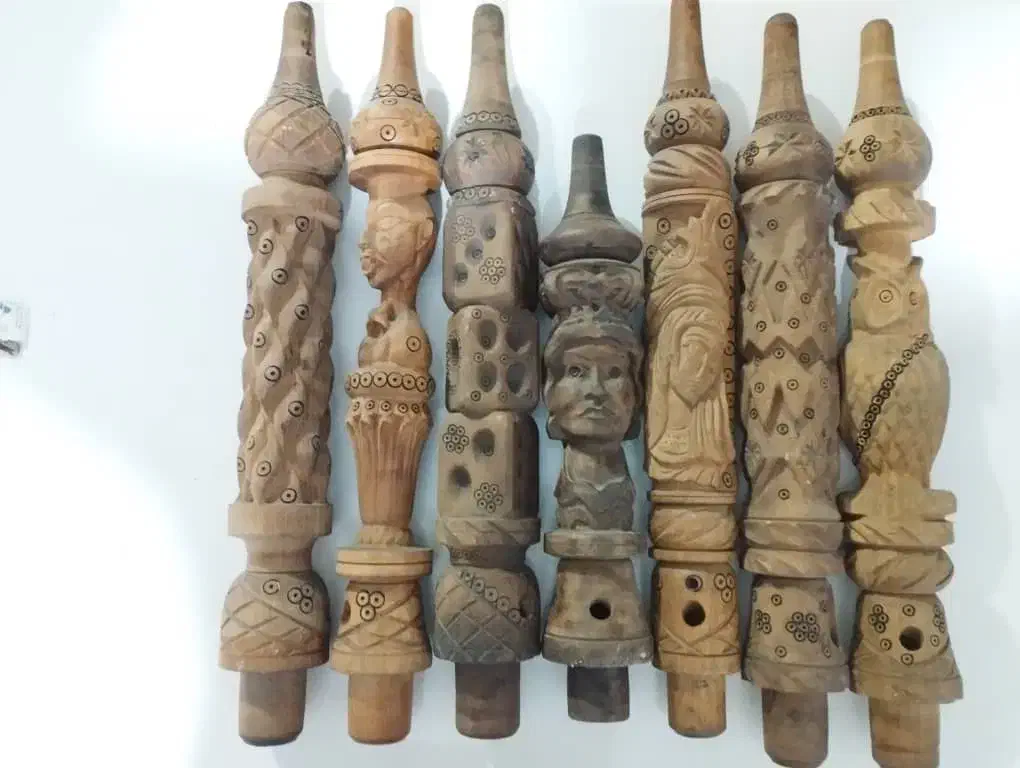 قلیان چوبی(دو عدد فقط 400)|کلکسیون و سرگرمی|خرمشهر, |دیوار