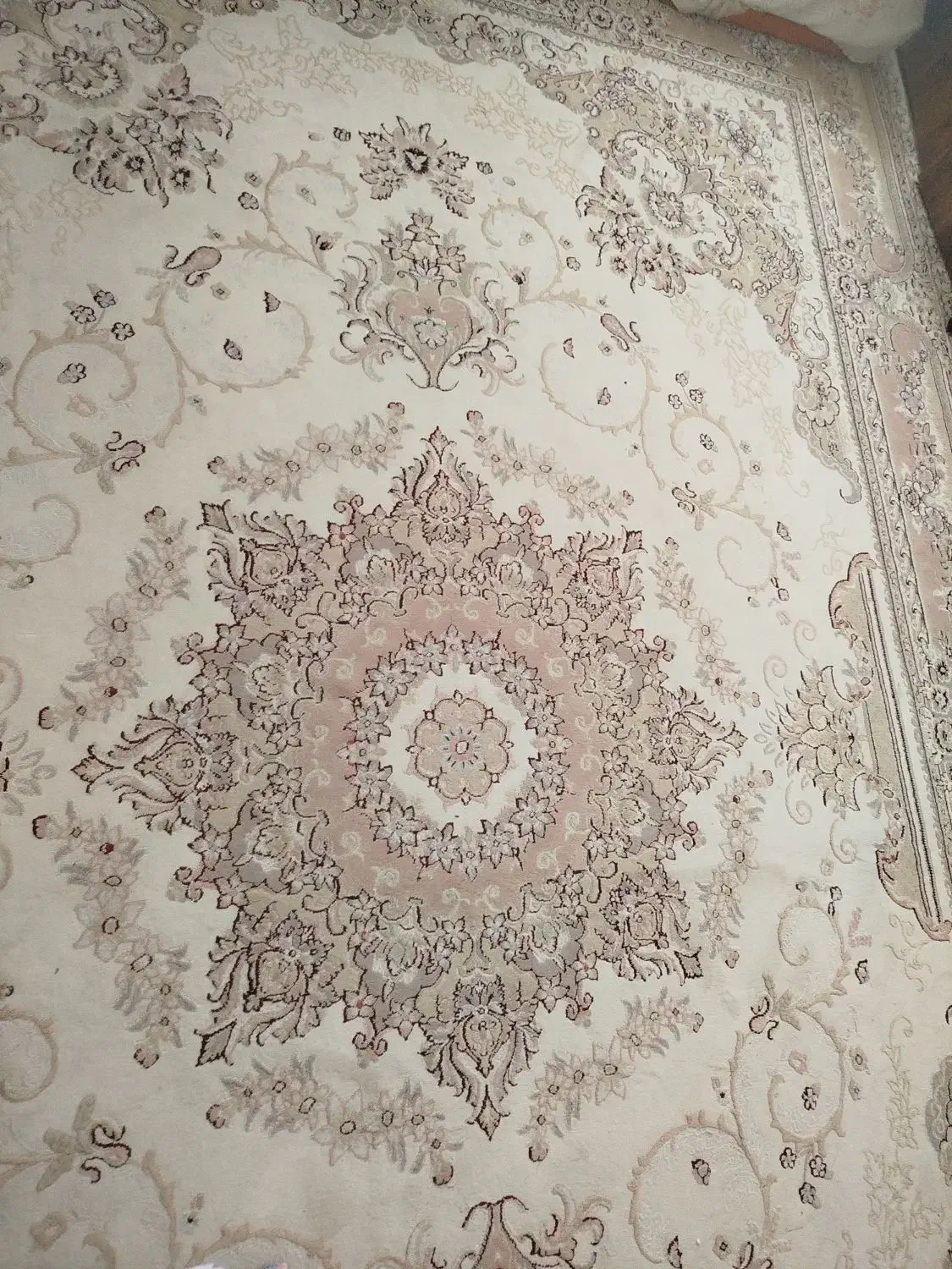 دو تخته فرش 9متری گل برجسته سالم|فرش|گلبهار, شهر جدید گلبهار|دیوار