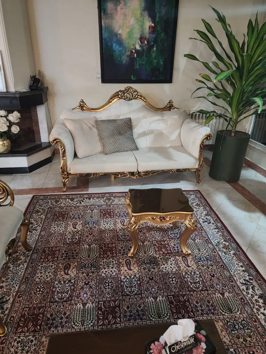 مبل کلاسیک ومیز ناهارخوری خوری|مبلمان خانگی و میز عسلی|تهران, اختیاریه|دیوار