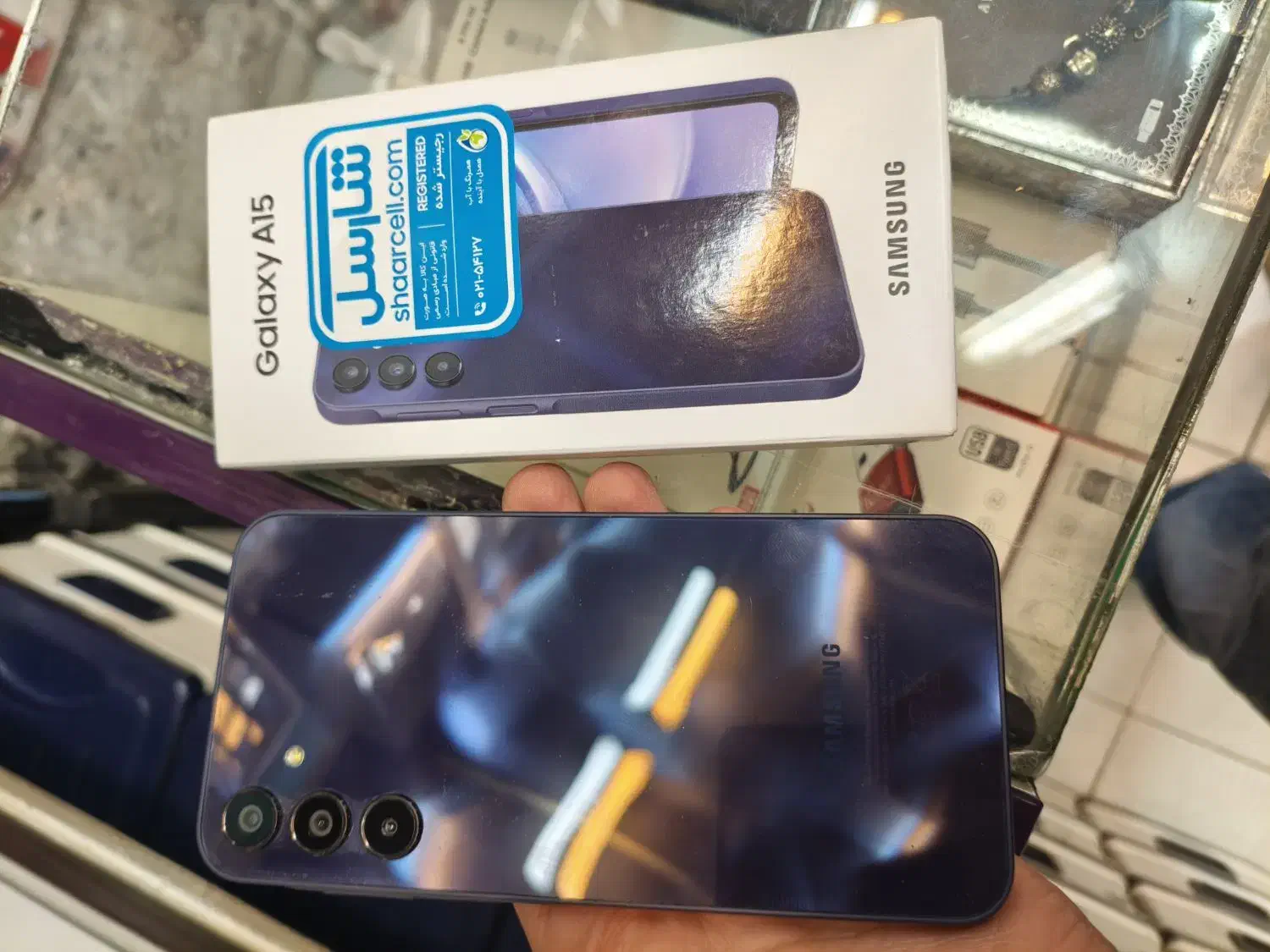 گلگسی A15 رنگ بلوبلک 256 گیگ رم 8|موبایل|تهران, حشمتیه|دیوار