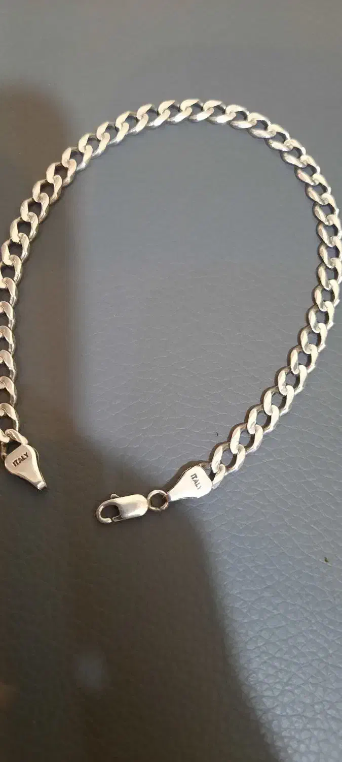 دستبند نقره ایتالیایی در حد نو|جواهرات|نظرآباد, رسالت|دیوار