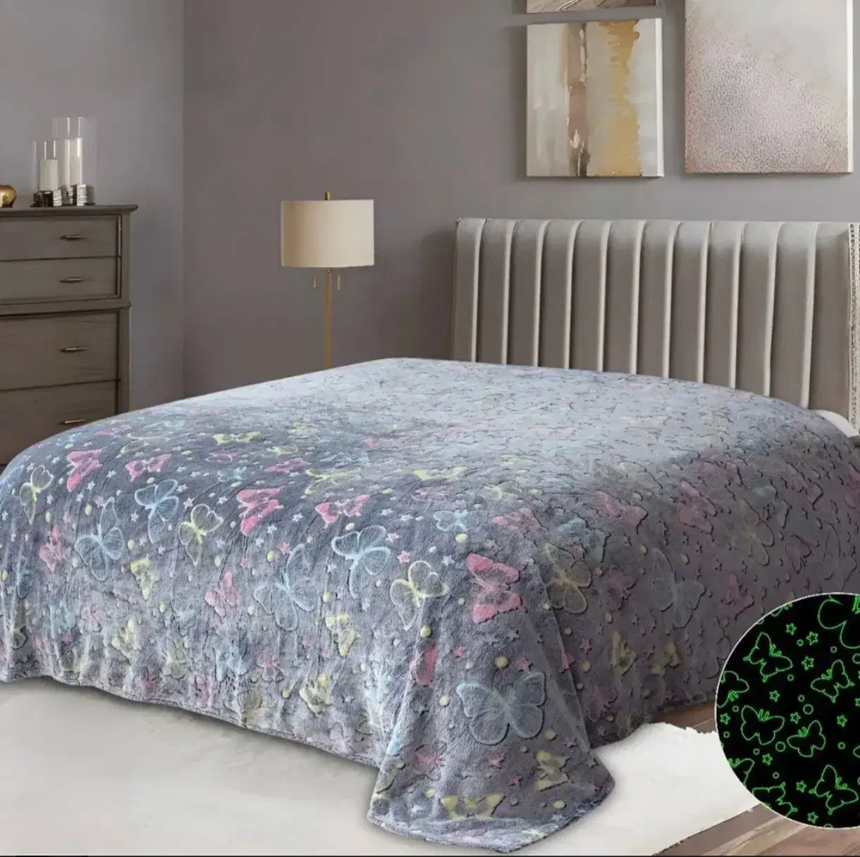 پتو شب نما مناسب  هدیه روز مادر|رختخواب، بالش، پتو|اصفهان, شیخ طوسی|دیوار