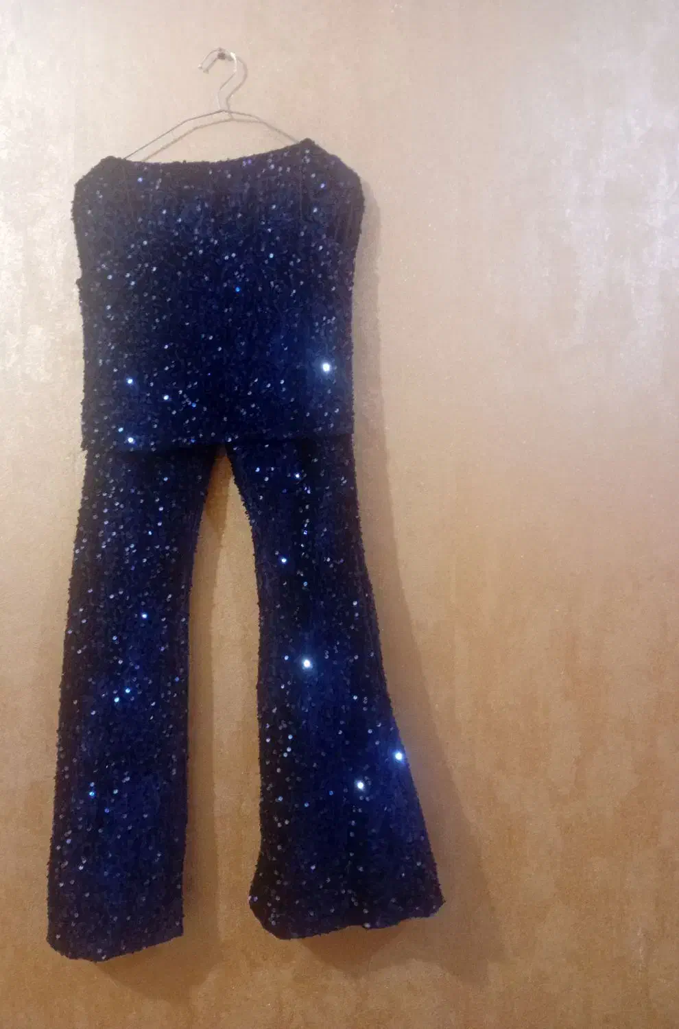 فروش دوعدد لباس مجلسی مخل پولکی سه تیکه|لباس|اهواز, معین زاده|دیوار