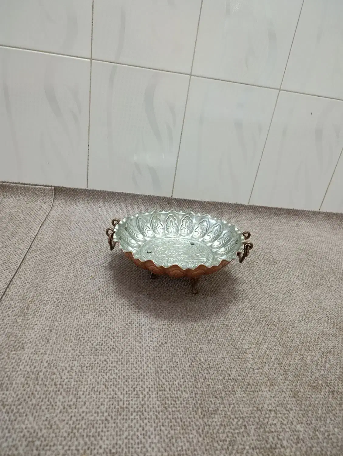 ظروف پذیرایی مسی|ظروف سرو و پذیرایی|قم, علی آباد سعدگان|دیوار