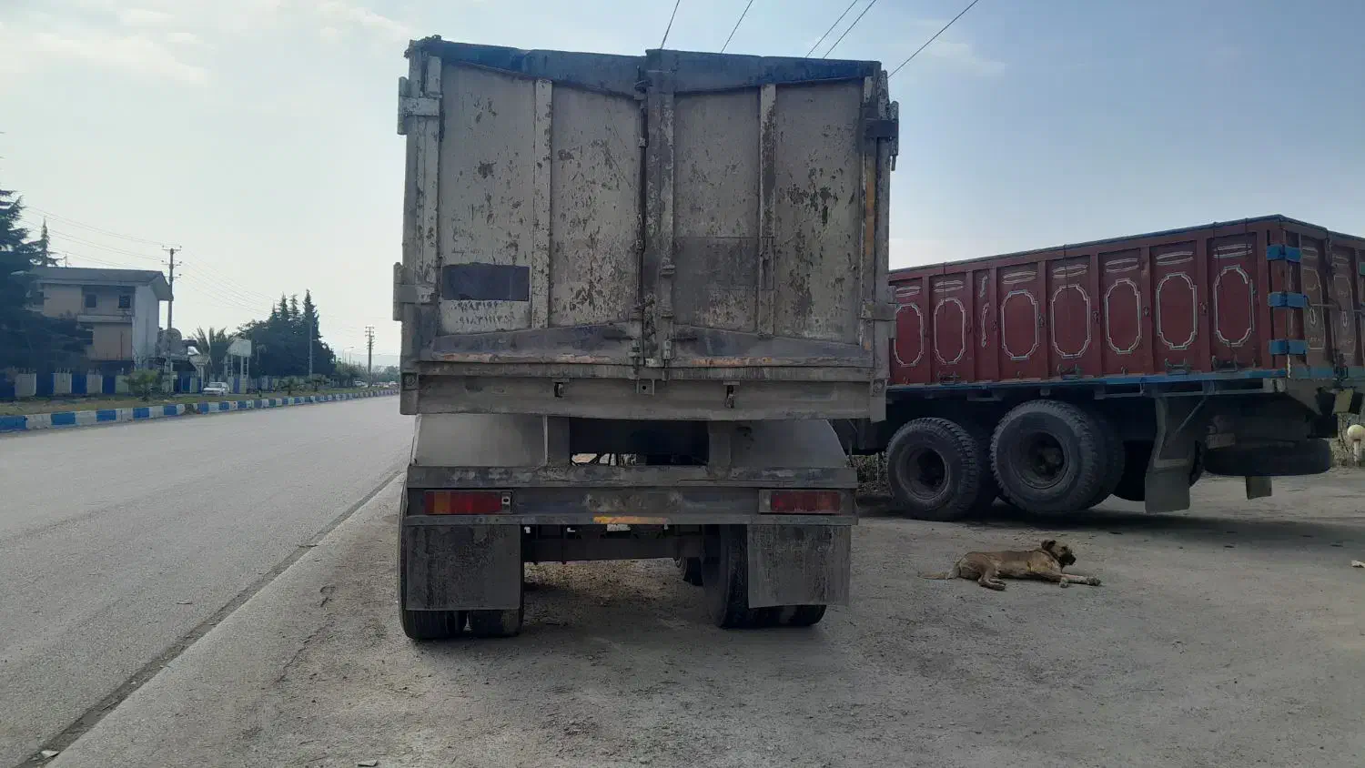 لگن کمپرس دومحور|خودرو سنگین|سورک, |دیوار