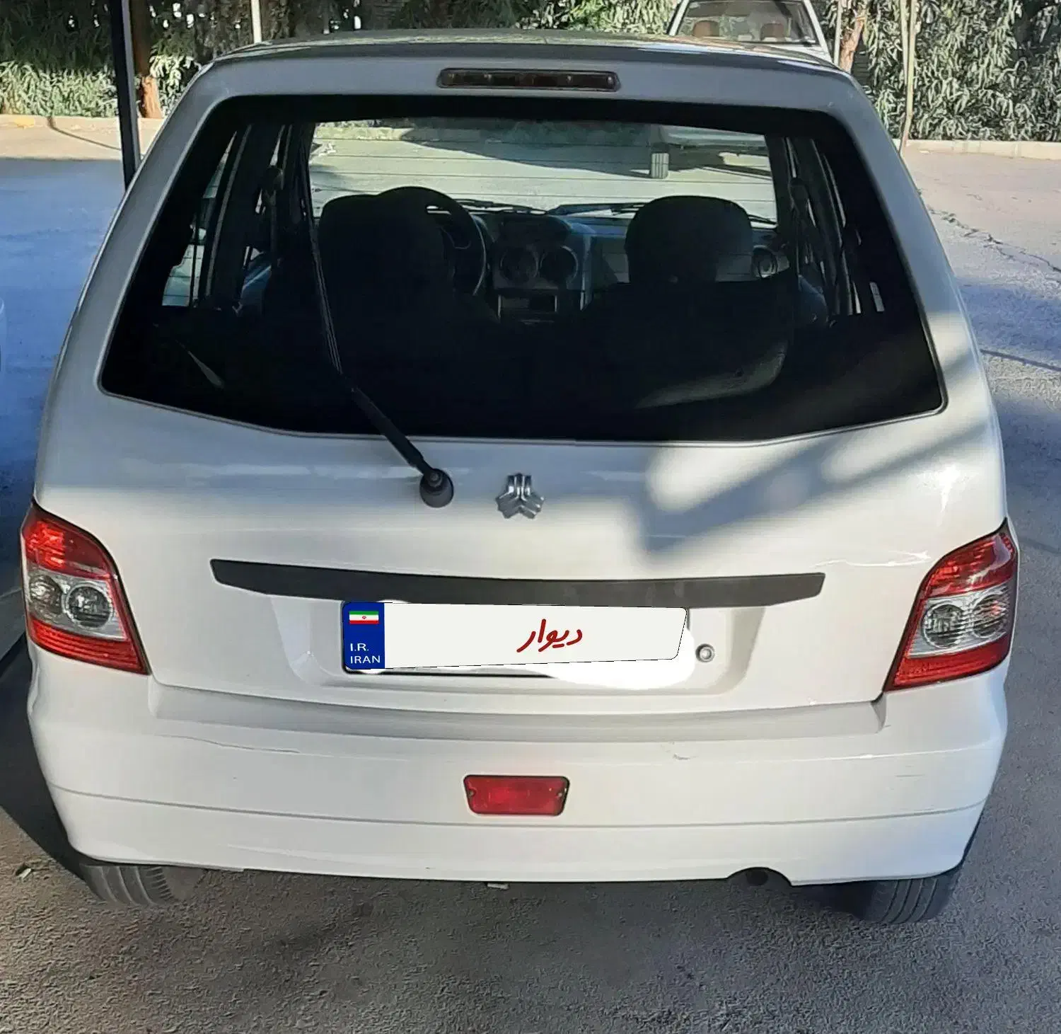 پراید ۱۱۱سفید مدل ۹۳|خودرو سواری و وانت|یزد, |دیوار