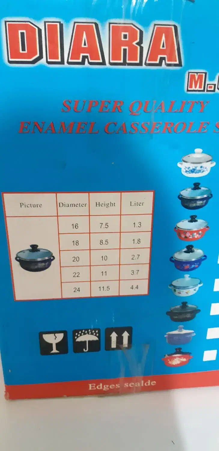 سرویس قابلمه لعابی ۱۰ پارچه|ظروف پختوپز|شهرکرد, |دیوار