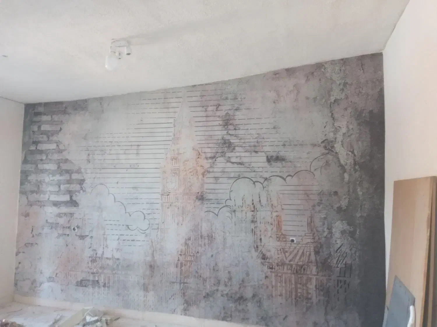 نصب انواع کاغذدیواری + پوستر|خدمات پیشه و مهارت|بوشهر, |دیوار