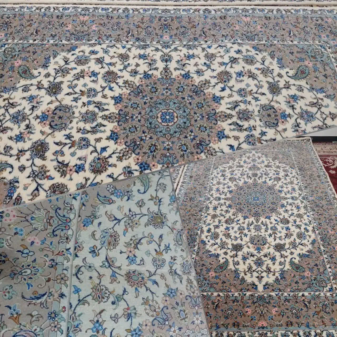 فرش دستباف یک جفت خام ۲در ۳|فرش|اردستان, |دیوار
