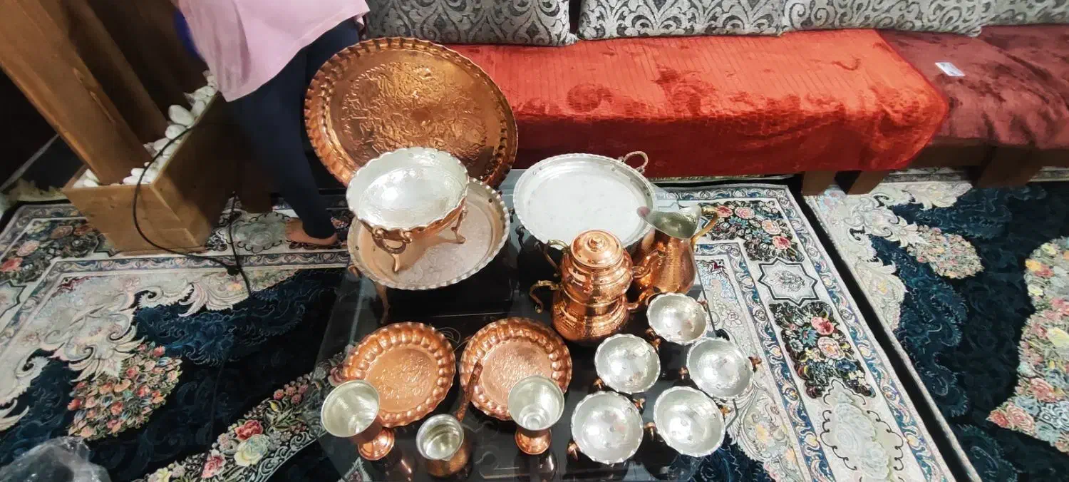 سرویس مسی|ظروف سرو و پذیرایی|قم, زنبیل آباد|دیوار