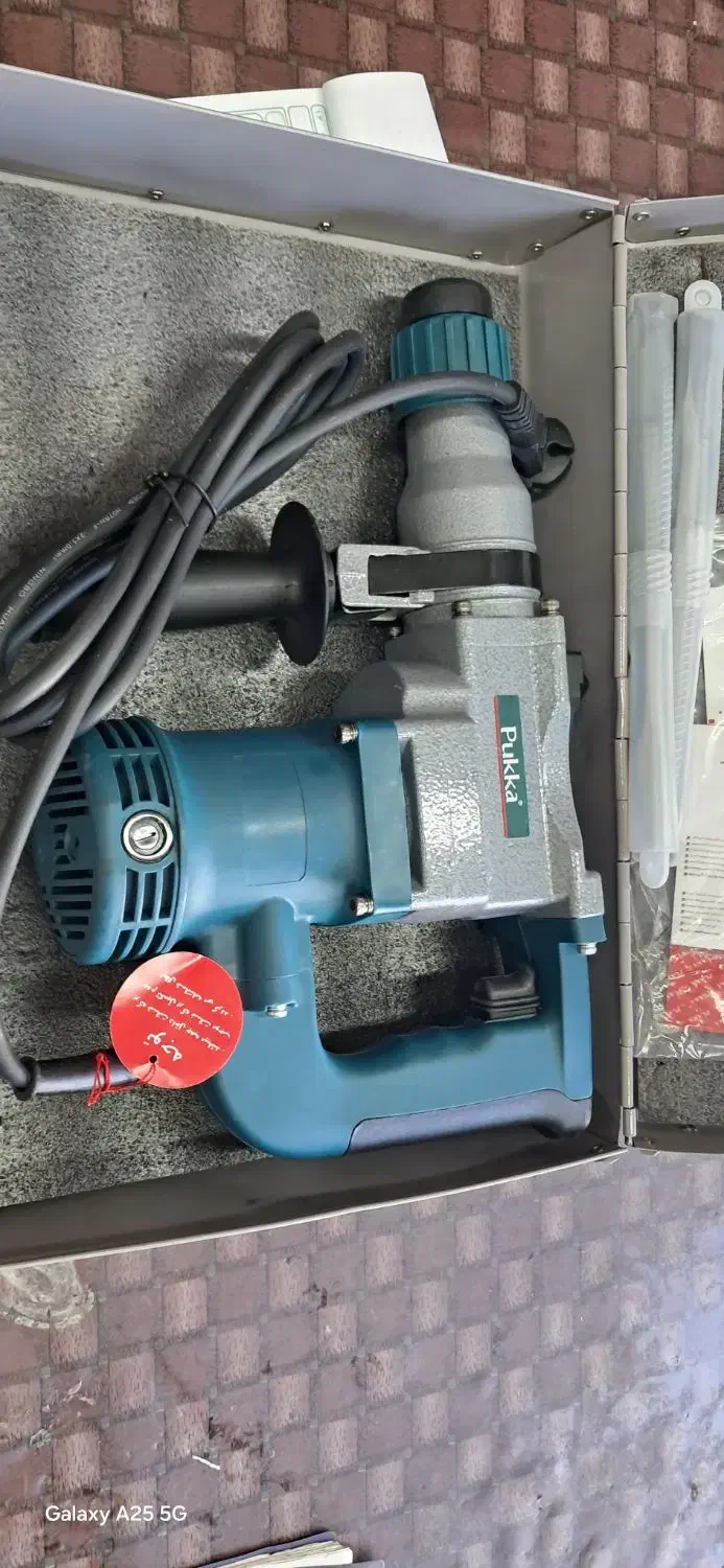 دریل بتن کن ۵کیلویی پوکا ۳حالته جعبه فلزی|ابزارآلات|سمنان, |دیوار