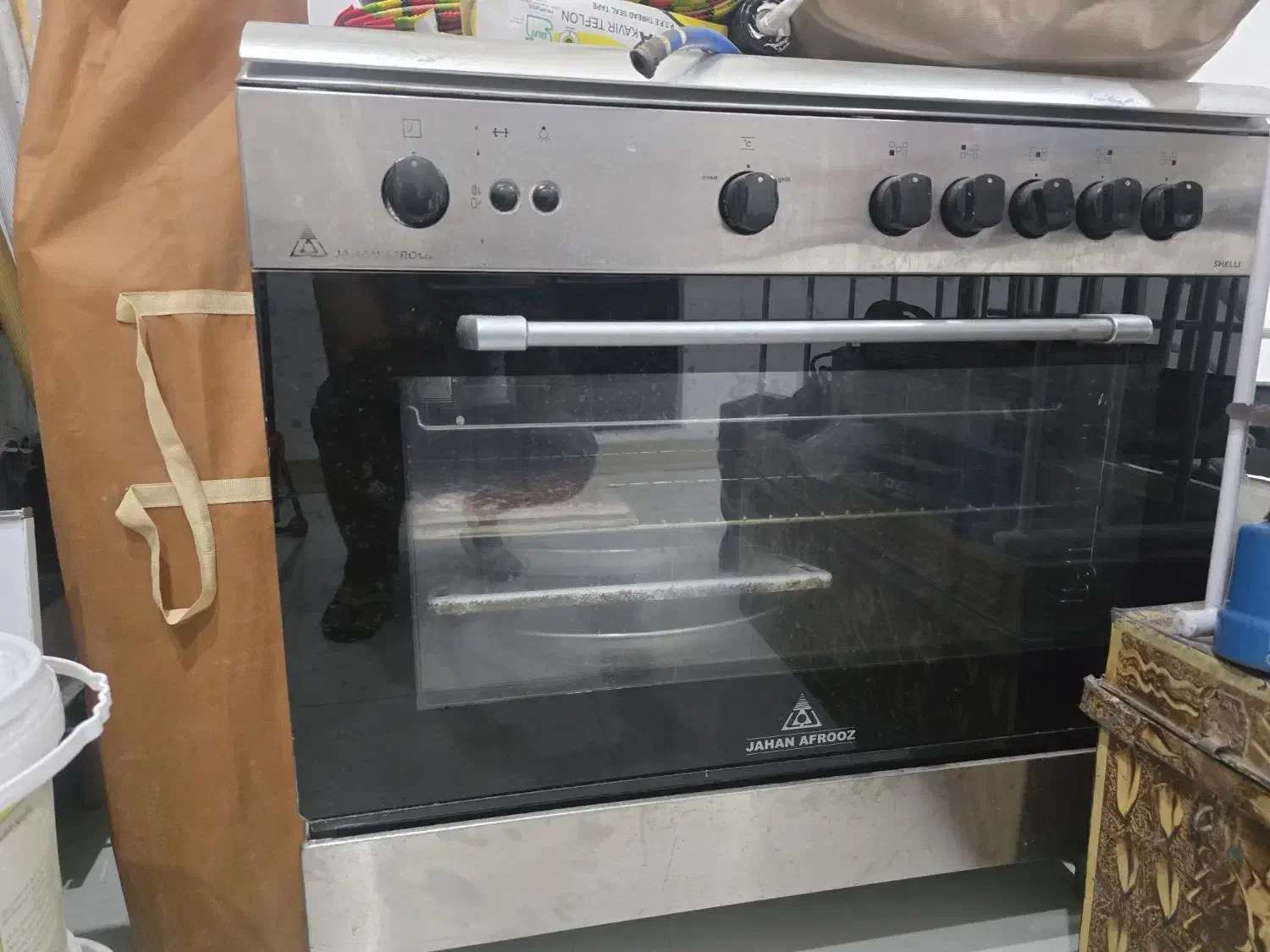 گاز ۵ شعله فر دار|اجاق گاز و لوازم برقی پختوپز|کرمان, |دیوار