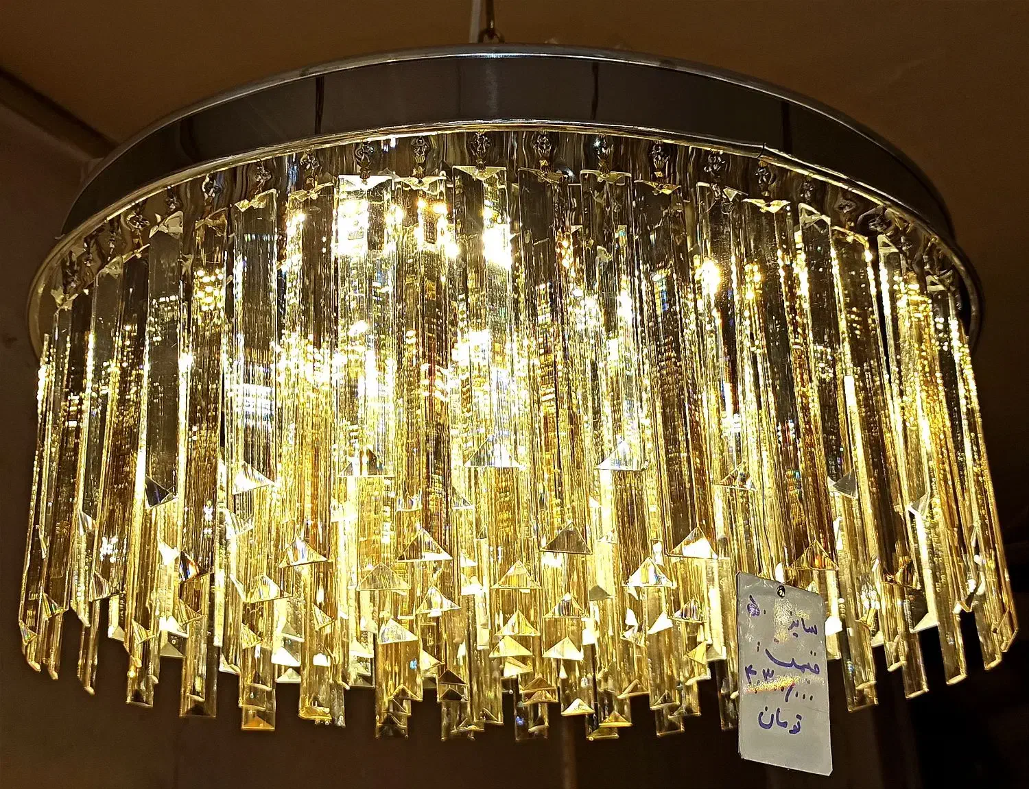 لوستر کریستالی .مدل دیانا ،کد 5986|لوستر و چراغ آویز|قم, نیروگاه|دیوار