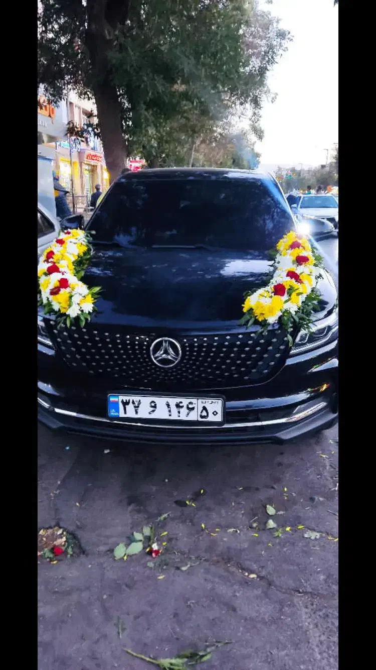 تزئین ماشین عروس درب منزل|خدمات پذیرایی، مراسم|قوچان, |دیوار