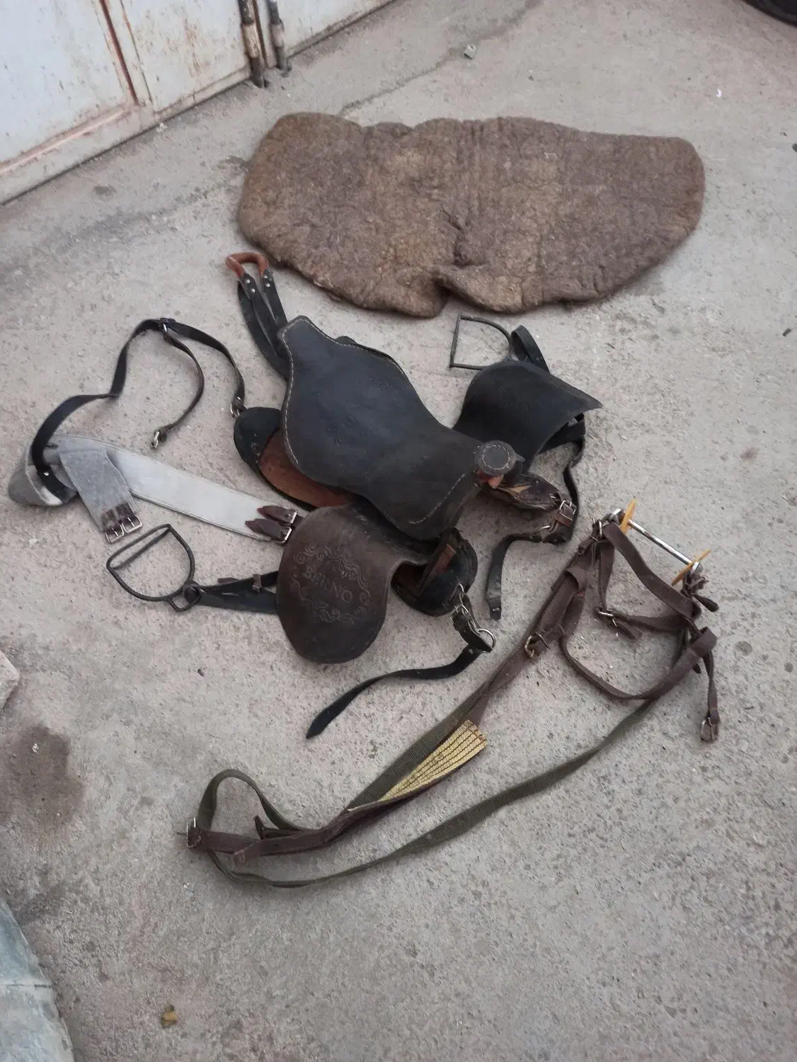 زین و دهنه و .... لوازم کامل اسب سواری پول لازمم|اسب و تجهیزات اسب‌سواری|مشهد, شهرک مهر آباد|دیوار