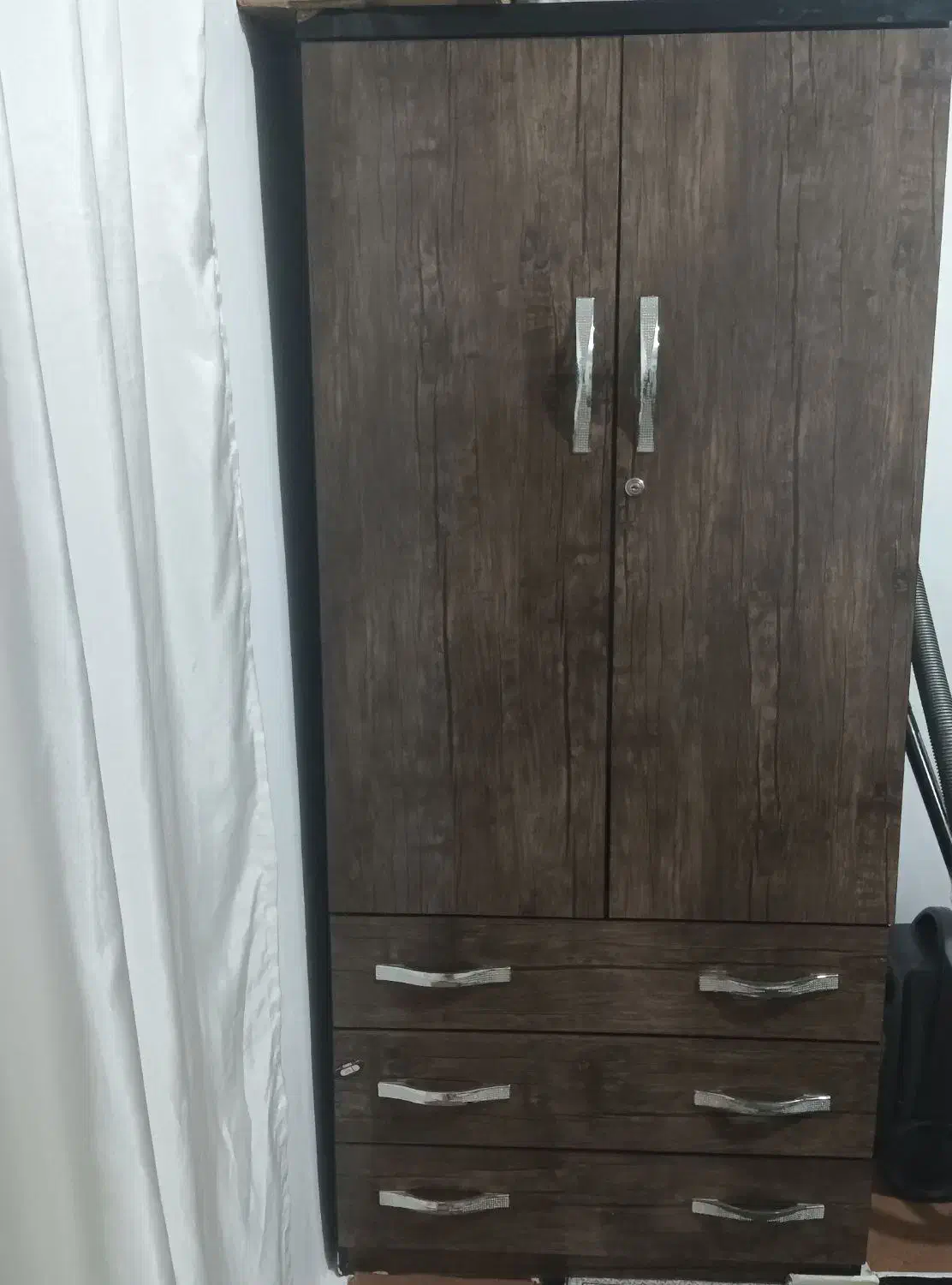 کمد قهوه ایی|جاکفشی، کمد، دراور|قروه, |دیوار