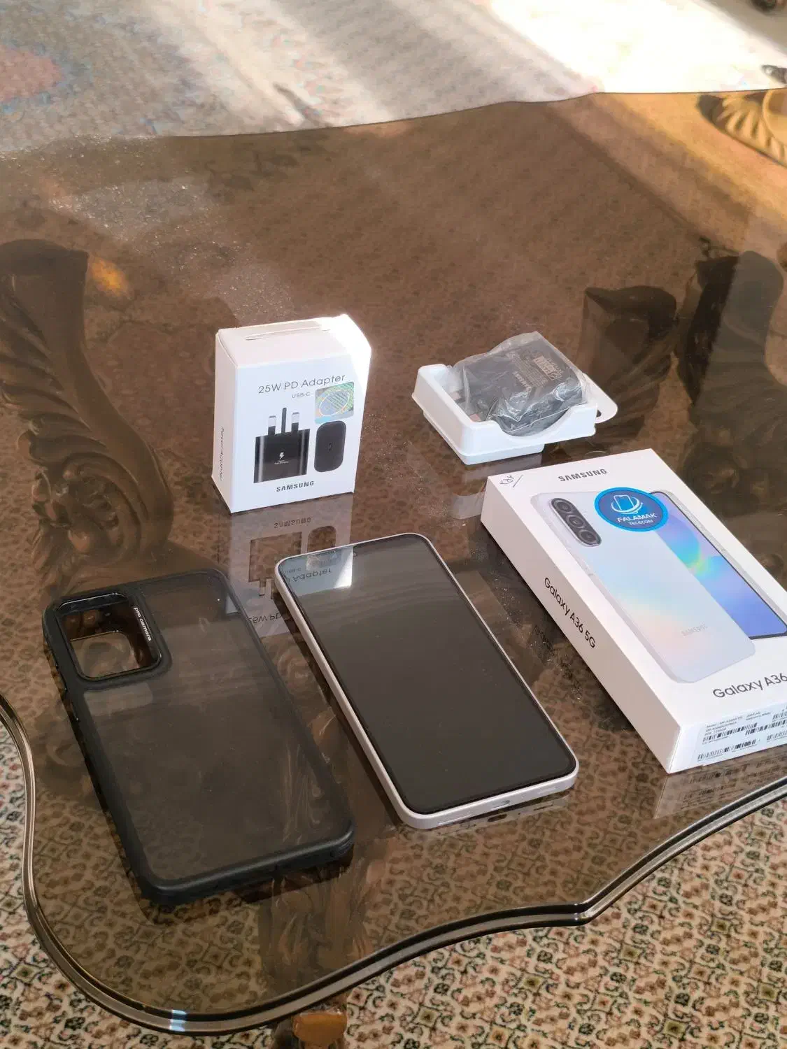 گوشی a36 ، تازه آنپک شده + (به همراه لوازم جانبی)|موبایل|کرج, ساماندهی|دیوار